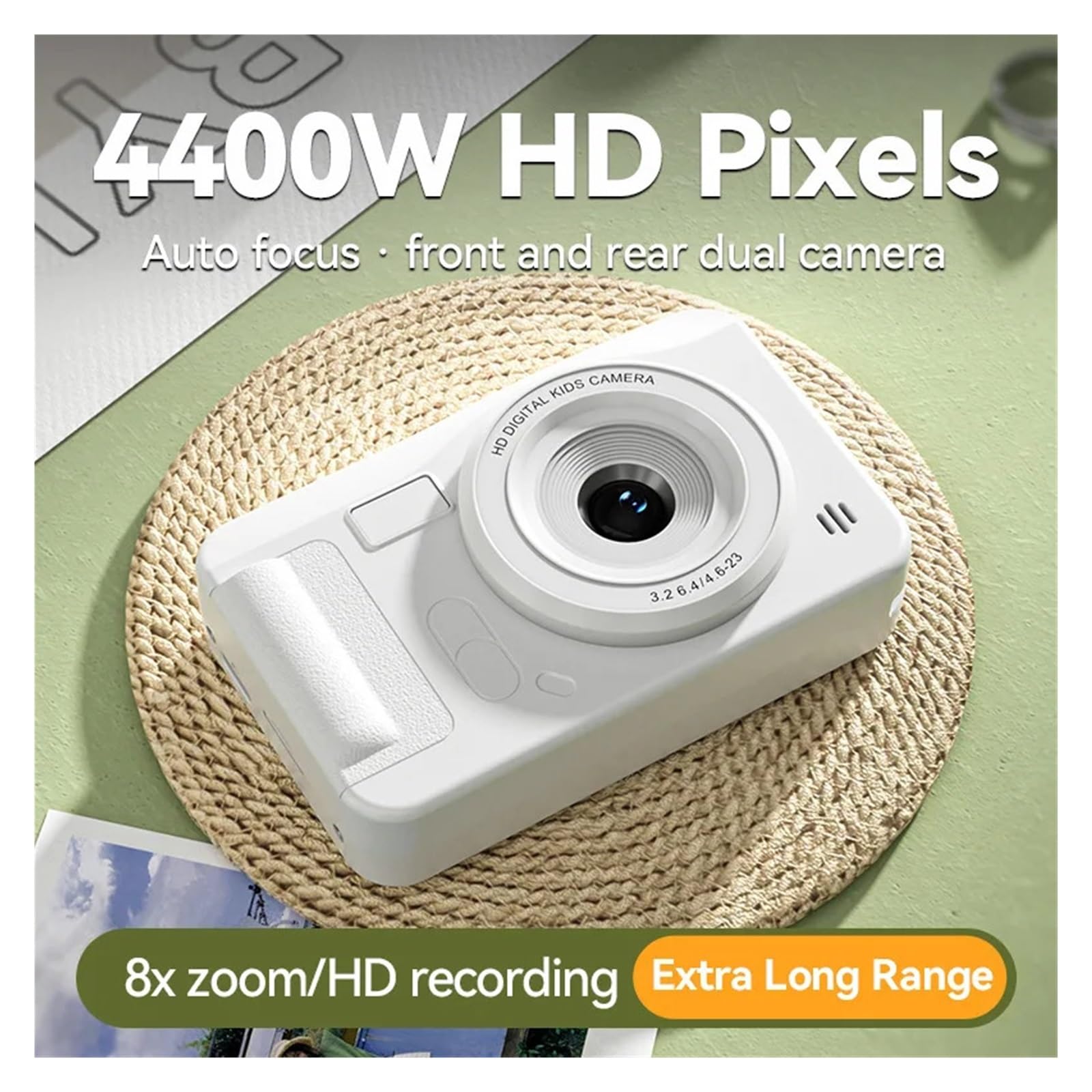 Amazon | 4K デジタルカメラ 44 メガピクセル 写真 CCD トラベル